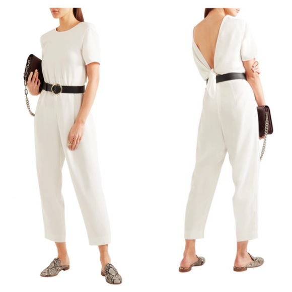 Rare! NEW MaxMara White Jumpsuit
